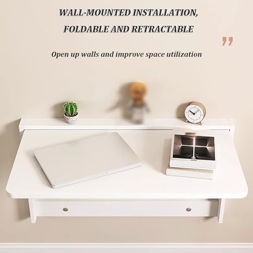 Fold Down Wall Mounted Folding Table Space Saving L60x40cm k7