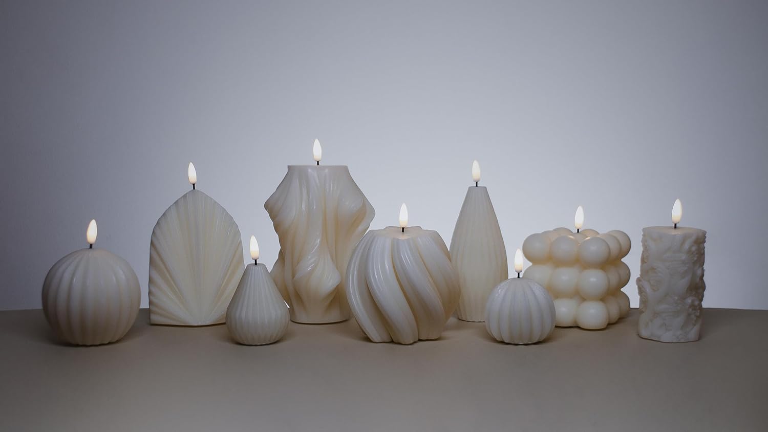 Flameless LED Candles with Remote Control, Battery Operated k7