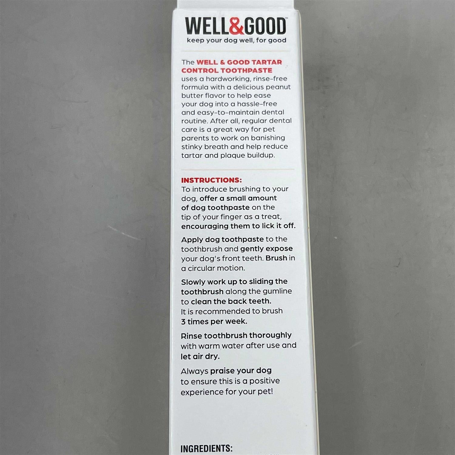 Tartar Control Toothpaste for Dogs a7