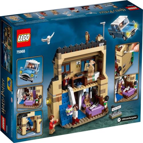 Harry Potter 4 Privet Drive Building Toy with Flying Car and Minifigures k7