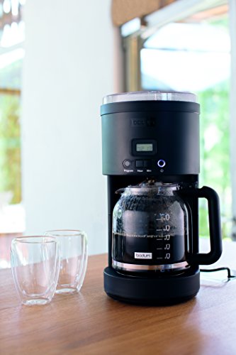 Programmable Coffee Machine with Glass Carafe 12 Cup Black a7