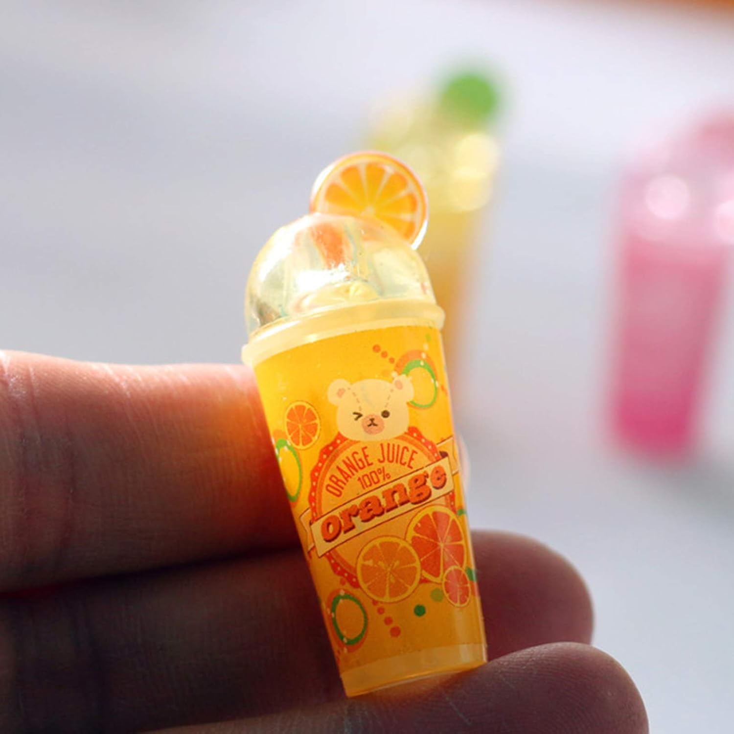 Miniature Doll House Fruit Slice Drink Accessories Toy k7m