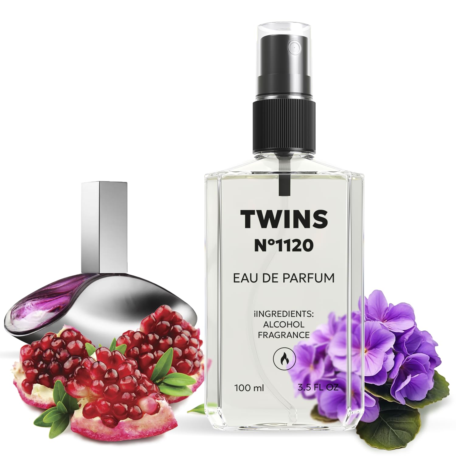 TWINS Impression of Euphoria Eau de Parfum | Perfume for Women Eau de Parfum | No.1120 | 3.4 Fl Oz / 100 ml