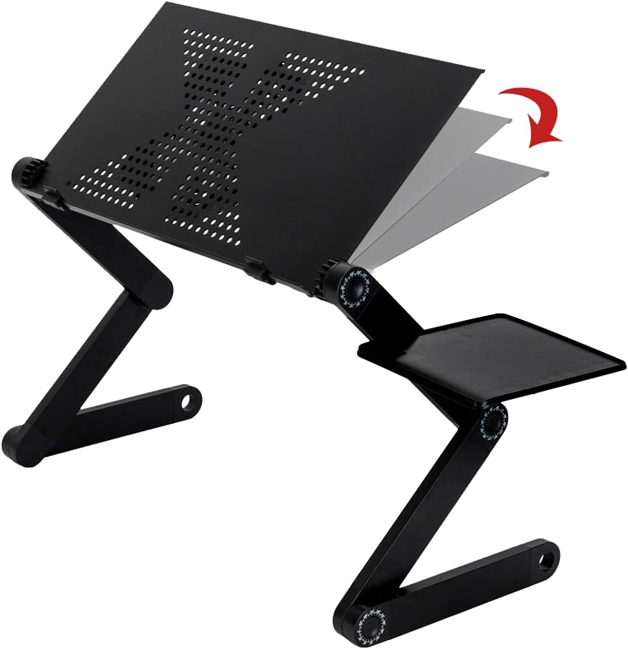 Adjustable Laptop Stand Lap Desk with Mouse Pad Ergonomic Folding Holder k7