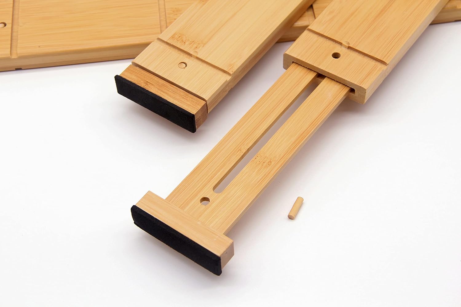 Bamboo Drawer Dividers 9 Inserts 4 Pack k7m
