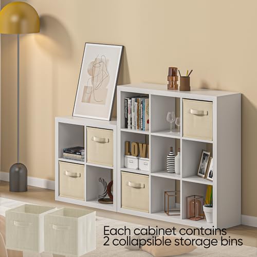 Cube Storage Organizer White with Bins a7