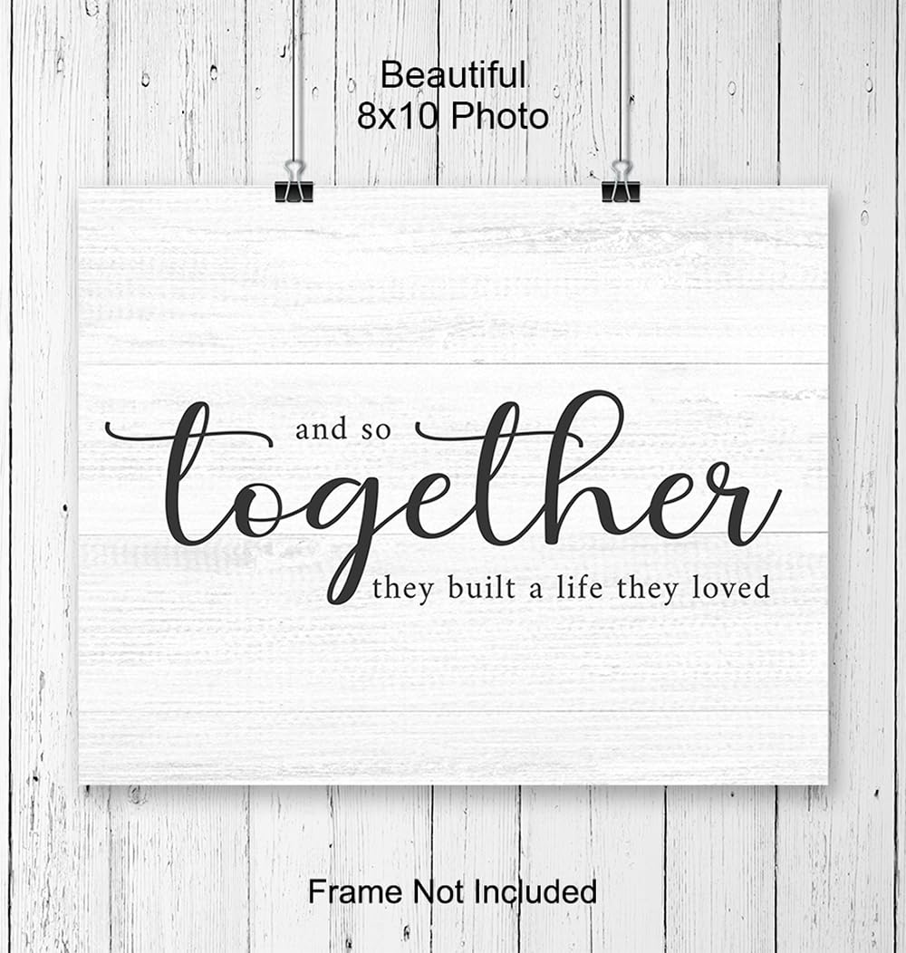 Love Quotes Wall Decor 8x10 Unframed k7