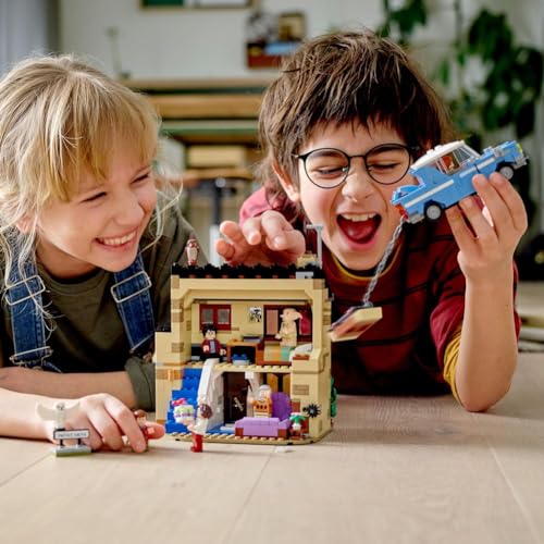 Harry Potter 4 Privet Drive Building Toy with Flying Car and Minifigures k7