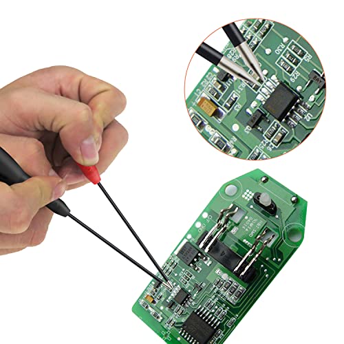 2 Pack 2mm Extended Needle Test Probes 600V 10A Multimeter Accessory k7m
