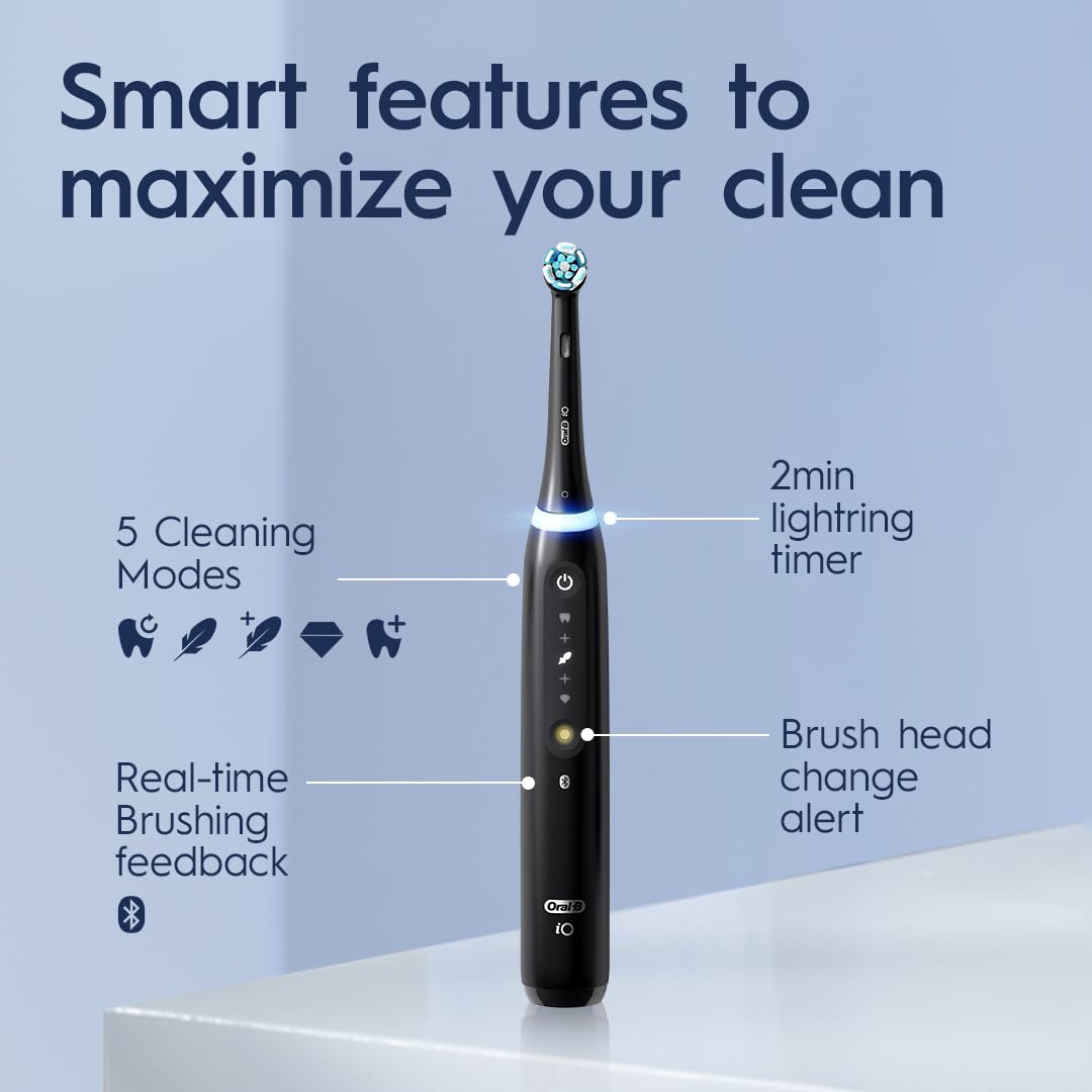 Electric Toothbrush with Pressure Sensor and Travel Case k7