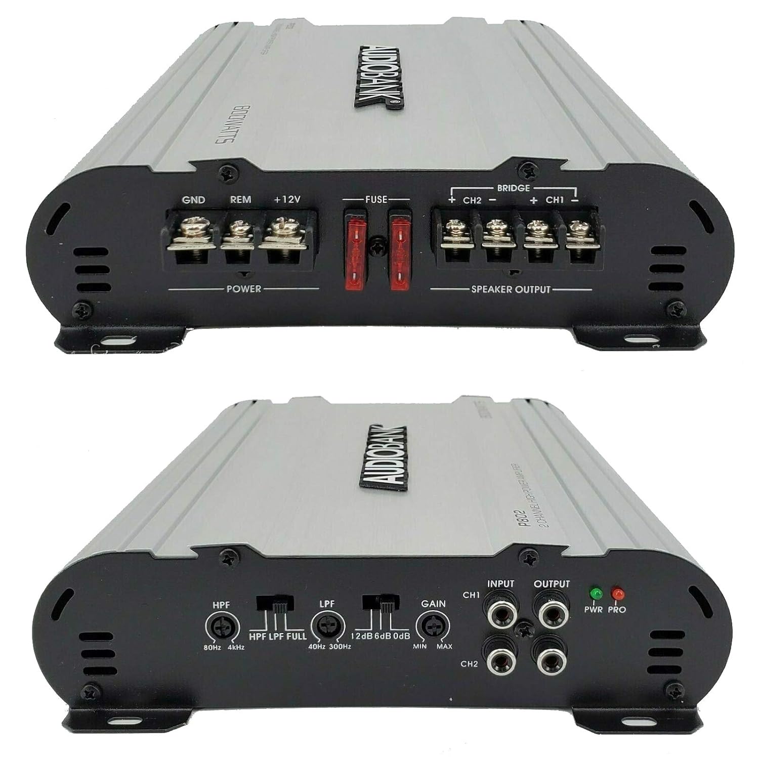 Car Stereo Amplifier 800 Watts 2 Channel Bridgeable k7