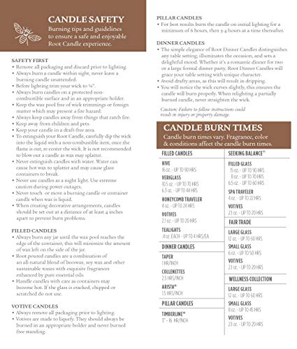 Scented Beeswax Blend Candle, 4 oz, Citron & Bergamot k7