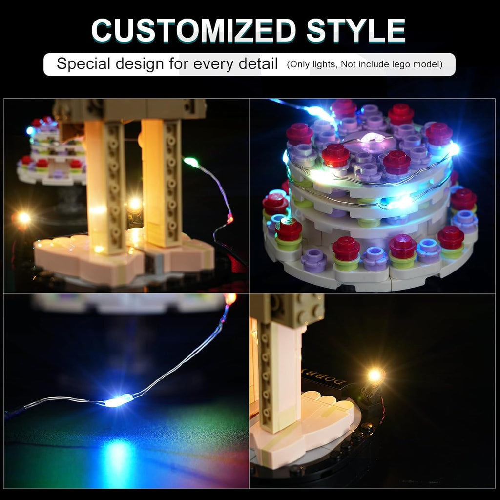 LED Light Kit for Dobby Building Set 76421, Creative Lighting Compatible a7