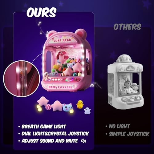 Claw Machine for Kids Unicorn Arcade Game with Squishy Toys a7