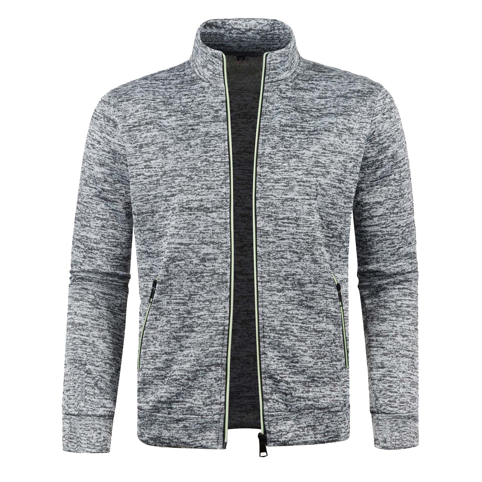Mens Zip Up Hoodie Slim Fit Lightweight Side Pocket a7