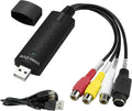 Little World USB 2.0 Audio/Video Converter, Video Capture Card VHS Box VHS VCR TV to Digital Converter, Windows 2000/XP/Vista/7/8/10/11/Mac