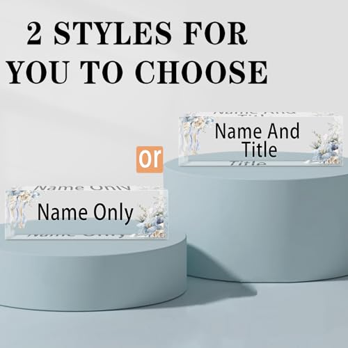 Acrylic Desk Name Plate Custom Office Gift 7k