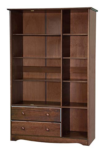 Solid Wood Armoire Wardrobe Closet with Shelves and Drawers k7