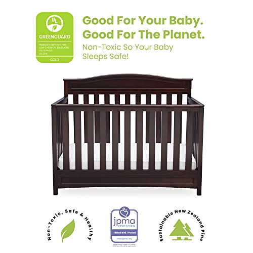 Baby Crib 4-in-1 Convertible White k7