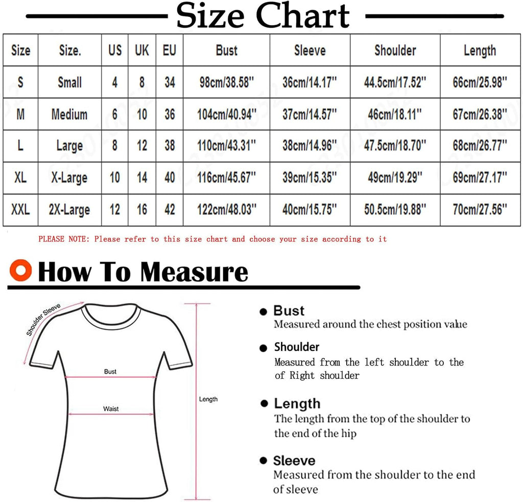 Women's Summer Casual Cotton Tops 3/4 Sleeve Loose Fit k7