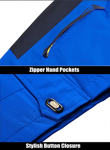 Men Winter Ski Snow Jacket Water Resistant Fleece Parka k7p