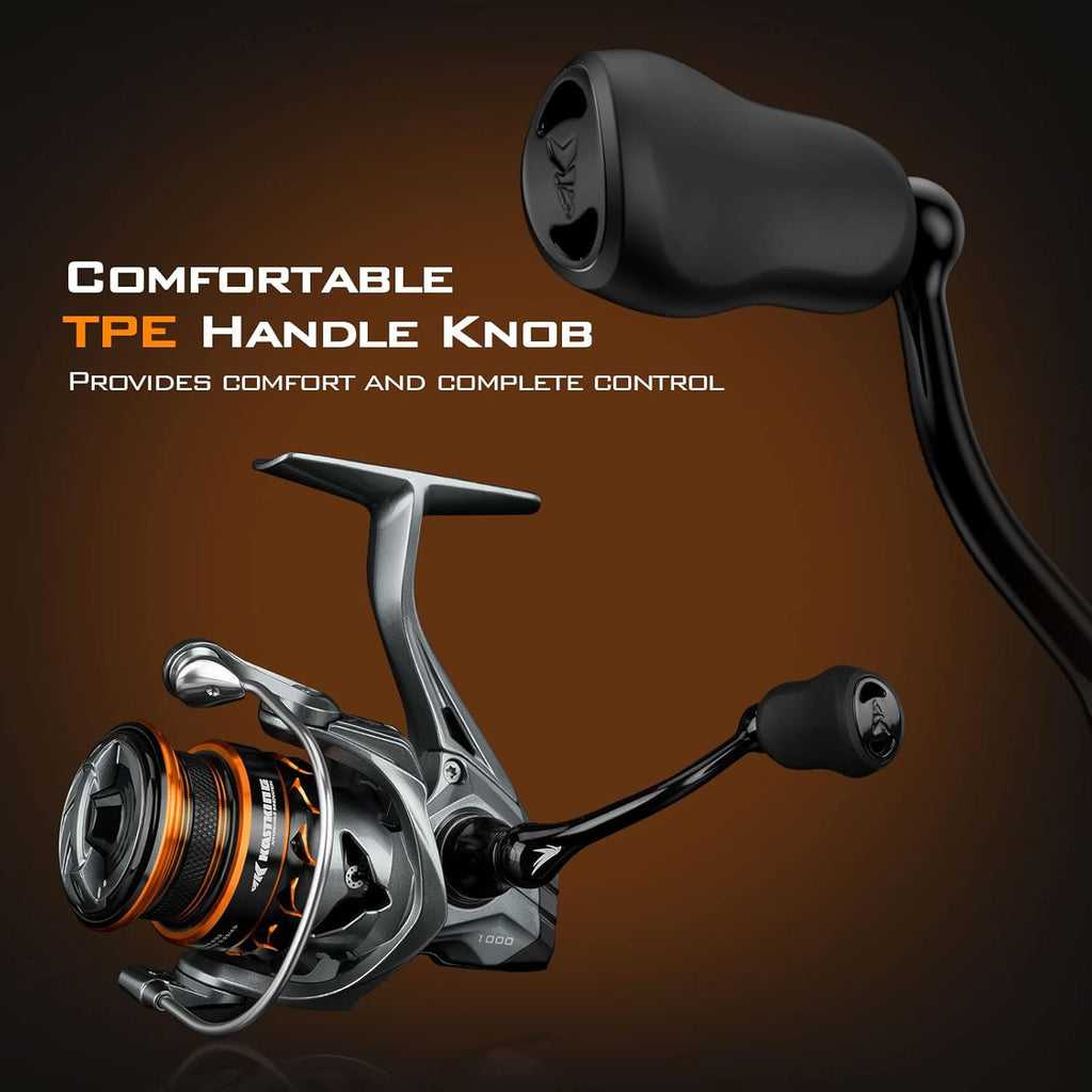 Spinning and Ice Fishing Reel 1000 SFS Carbon Body Lightweight 4.6 Oz a7