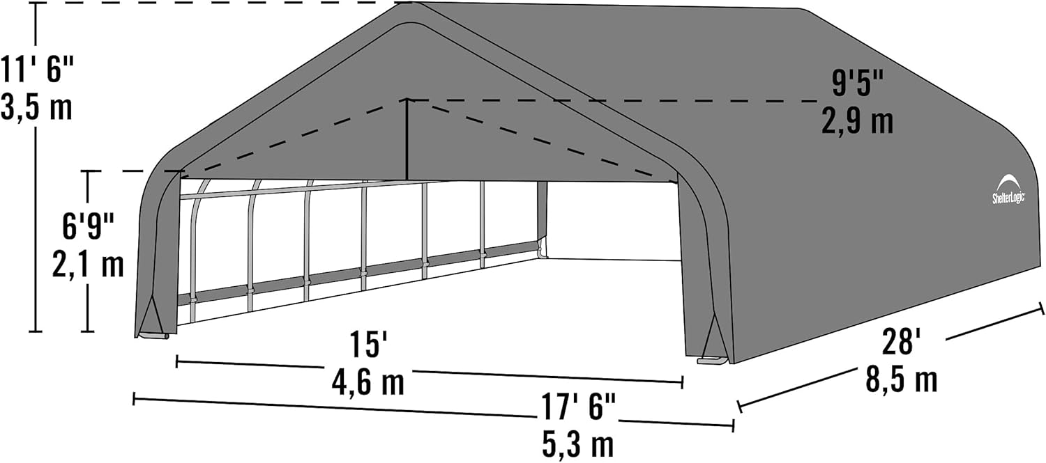 Shelter 18x28x12 Peak Style a7