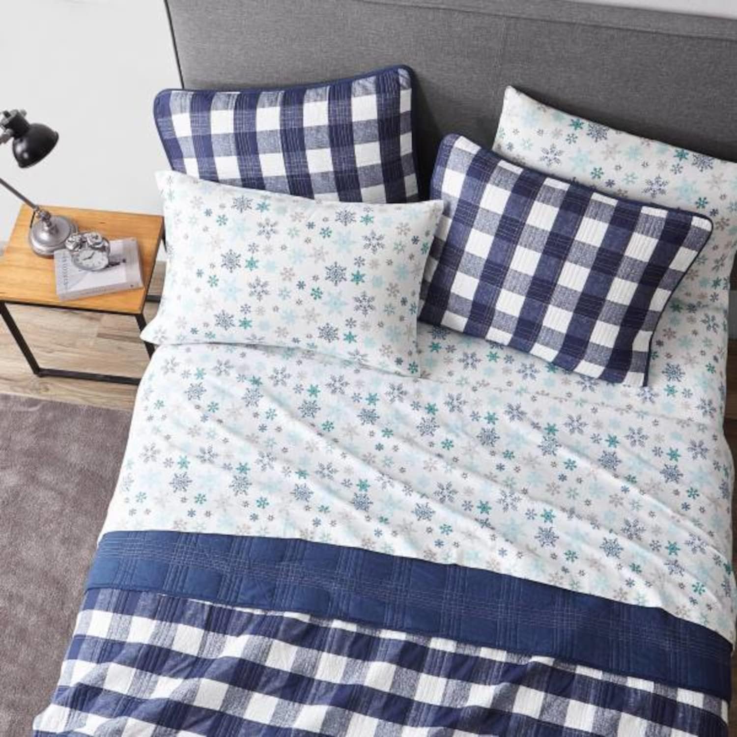 Queen Flannel Cotton Sheets Set Brushed Softness Cozy7k