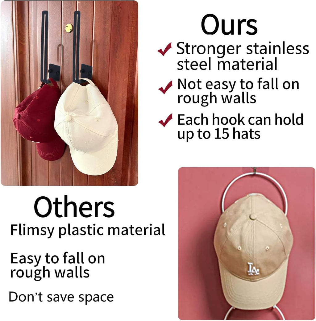 Hat Racks for Baseball Caps Wall Mount Organizer a7