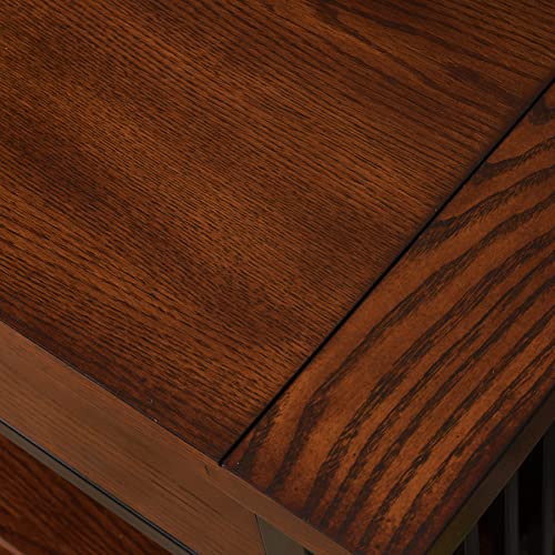 Rustic Bookcase with Drawer Storage, 30" W x 50" H k7m