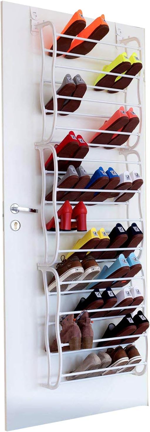 Over Door Shoe Rack Holder 36 Pair Hanging Storage Organizer a7