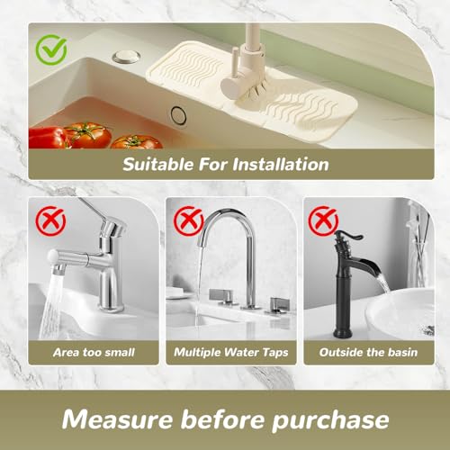 Kitchen Sink Silicone Draining Mat Fast Drying Stone Sink Tray a7