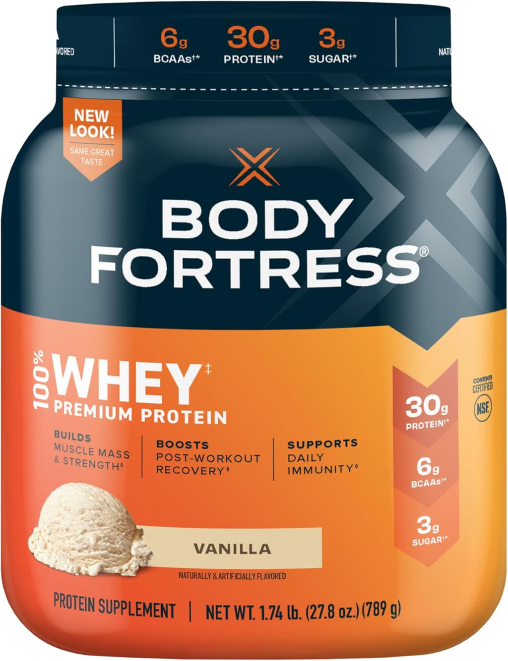 Whey Protein Vanilla 1.74lbs & 1.8lbs k7m