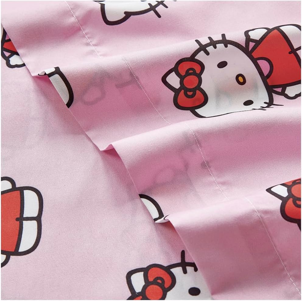 Twin Size Sheet Set 3 Pieces Kids Pink k7