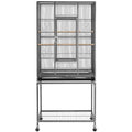 Topeakmart Metal Bird Cage with Rolling Detachable Stand - Pet Supplies online store