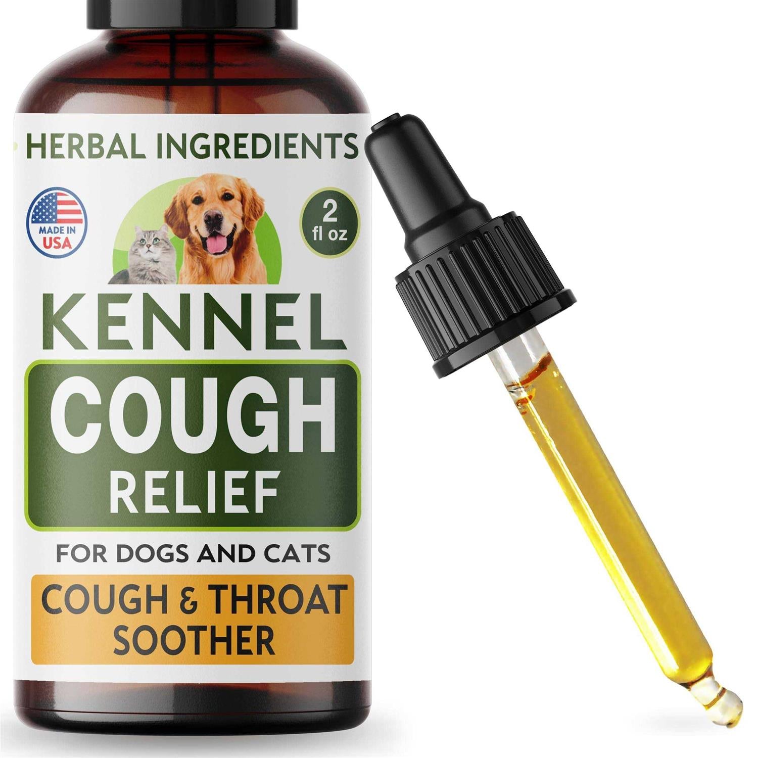 Herbal Cough Relief Drops for Dogs & Cats k7m