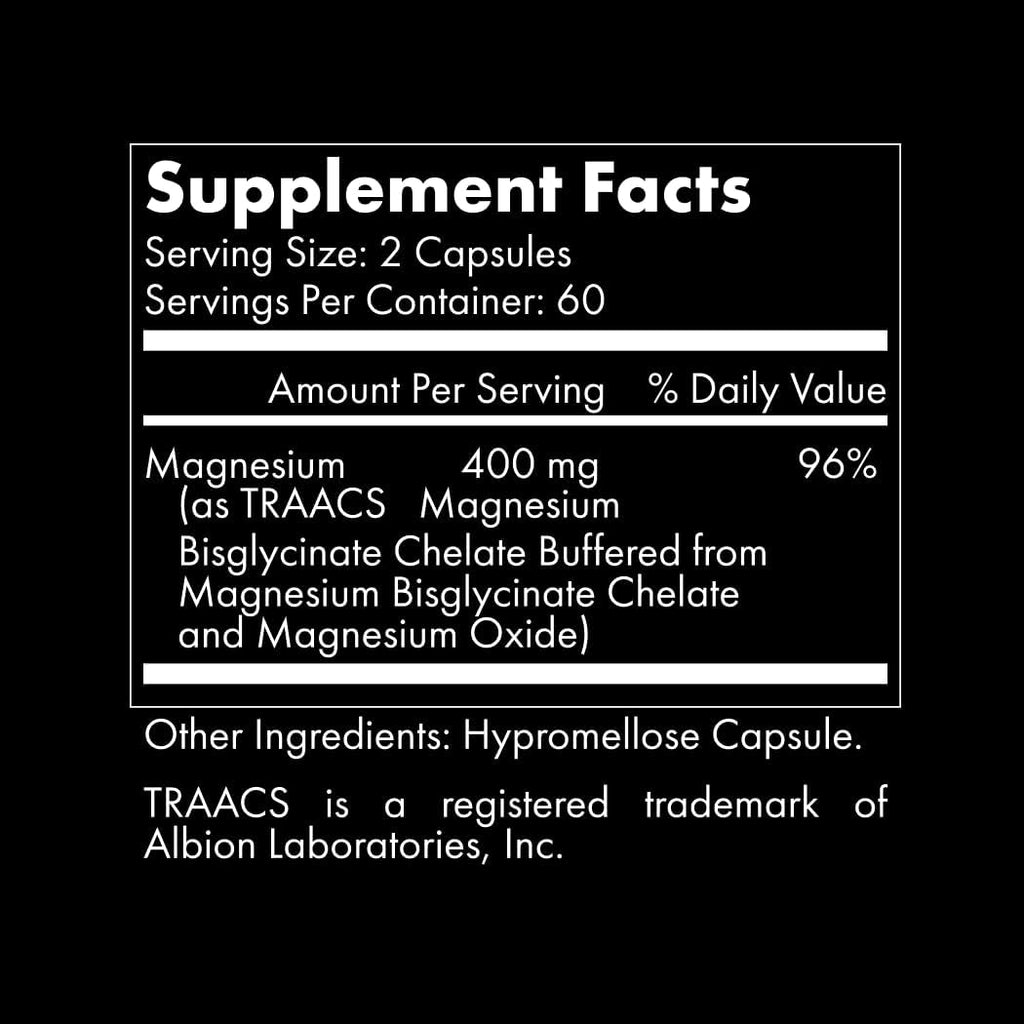 Magnesium Glycinate 400mg Capsules for Sleep and Stress Support 7k