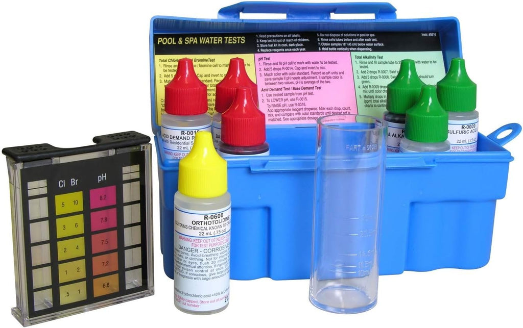 Pool Chlorine Bromine pH Test Kit a7