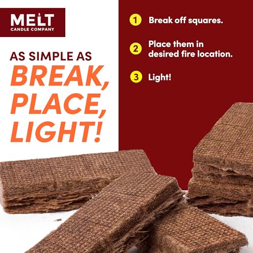 Fire Starter Squares 160 pcs for Campfire Grill Outdoor Fire Pit a7