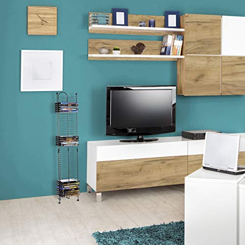 Blu-Ray Rack 32 Disc Space Saving Steel Black a7