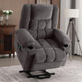 Power Lift Recliner Chair Recliners for Elderly with Heat and Massage Recliner Chair for Living Room with Infinite Position and Side Pocket,USB Charge Port