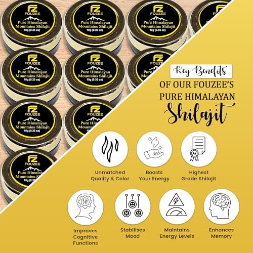 Himalayan Shilajit Resin with Fulvic Acid 10g k7m
