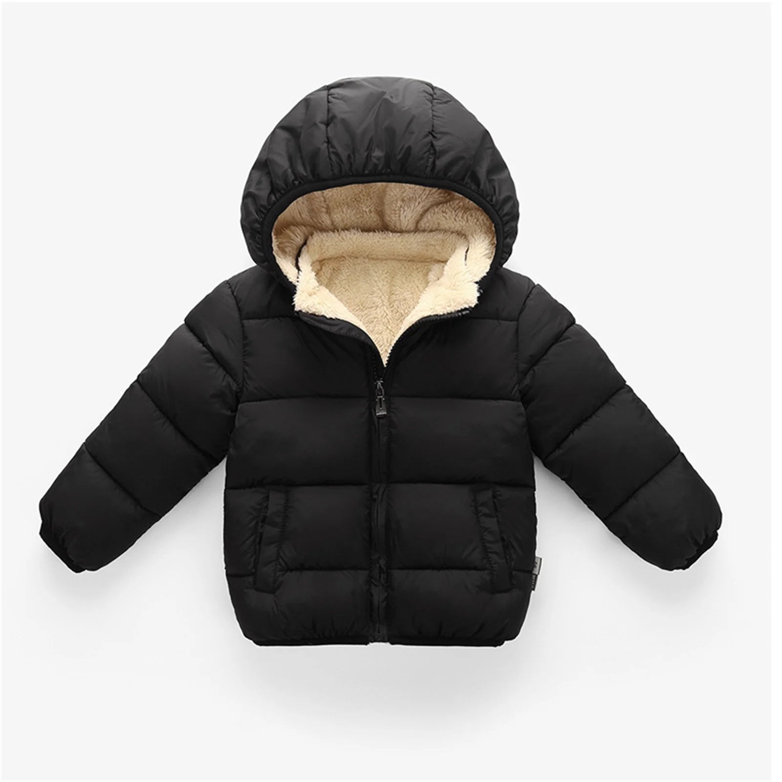 Toddler Boys Winter Hooded Jacket Warm Outwear k7