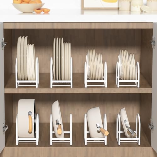 Plate Holder Organizer Large Dish Storage Rack Upright Cabinet Drying Metal Stand Black k7