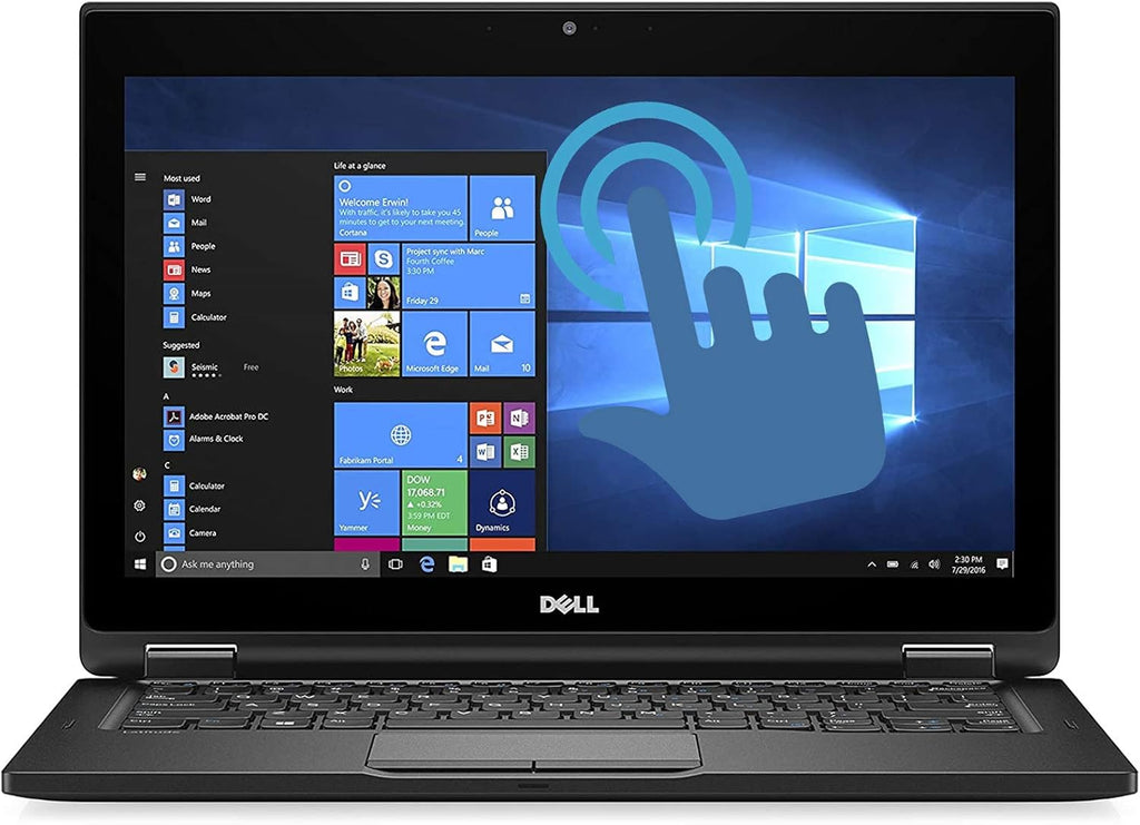 12.5" FHD Touch Laptop i5 256GB SSD Windows 10 Pro k7