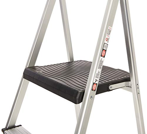Aluminum Folding Step Ladder with Project Tray, 225 lb Capacity a7k