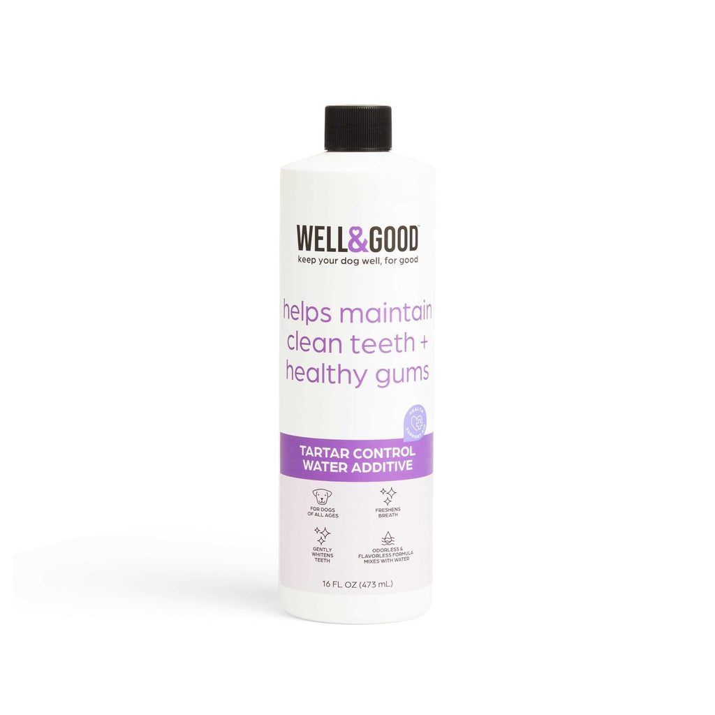 Well &amp; Good Tartar Control Water Additive for Dogs - Pet Supplies online store