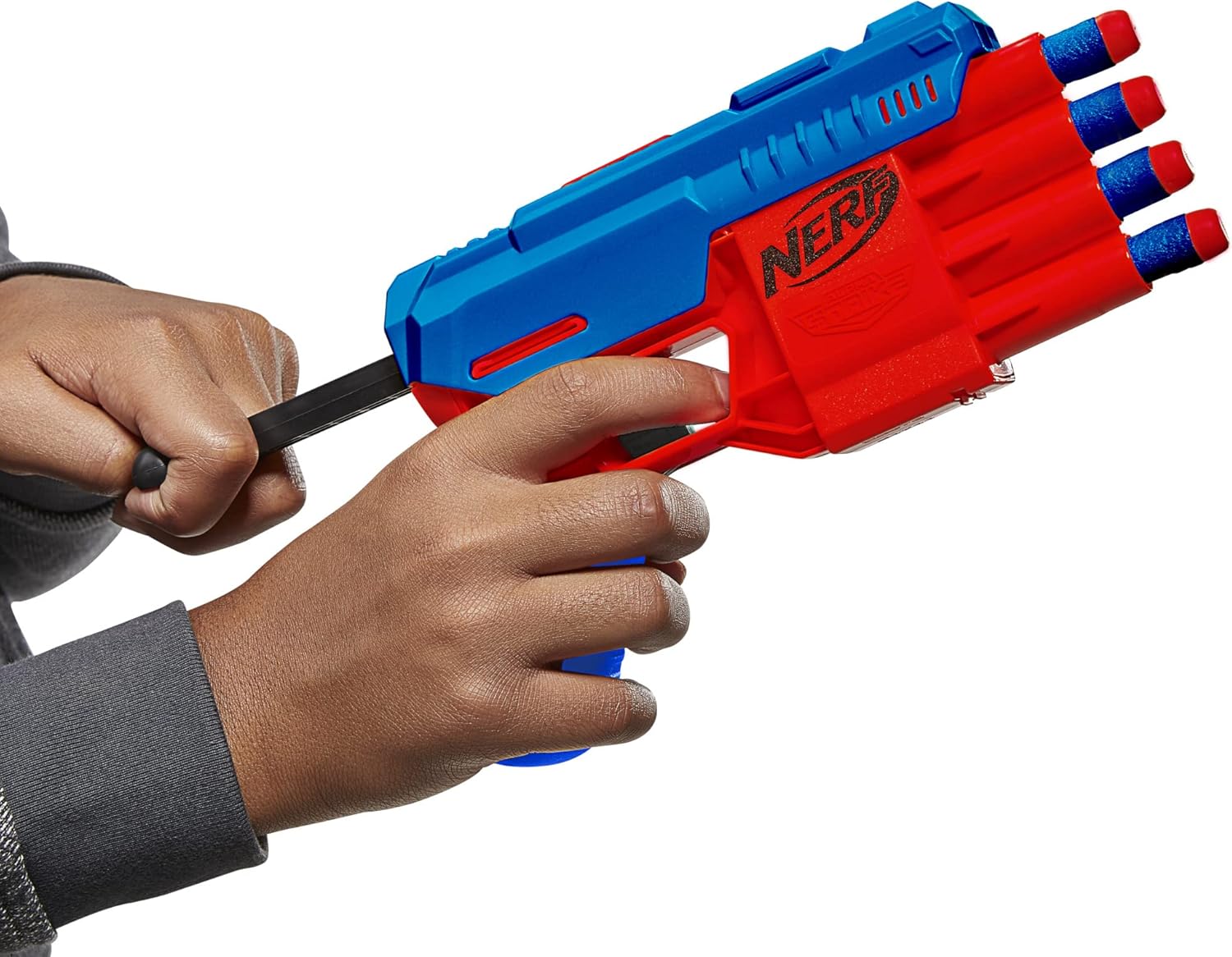 Foam Dart Blaster with 4 Elite Darts k7