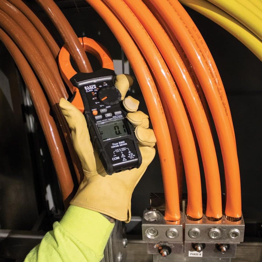 Clamp Meter, Auto Ranging TRMS, AC/DC 2000A, NCVT k7