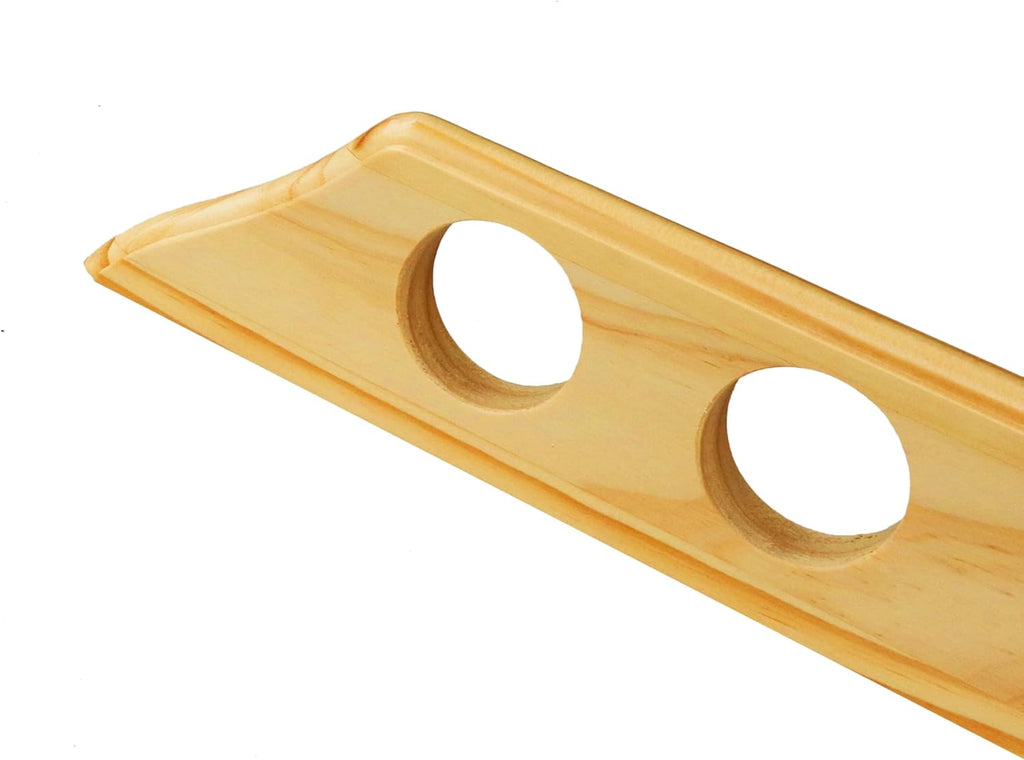 Fishing Rod Wall Rack Pine Horizontal k7q